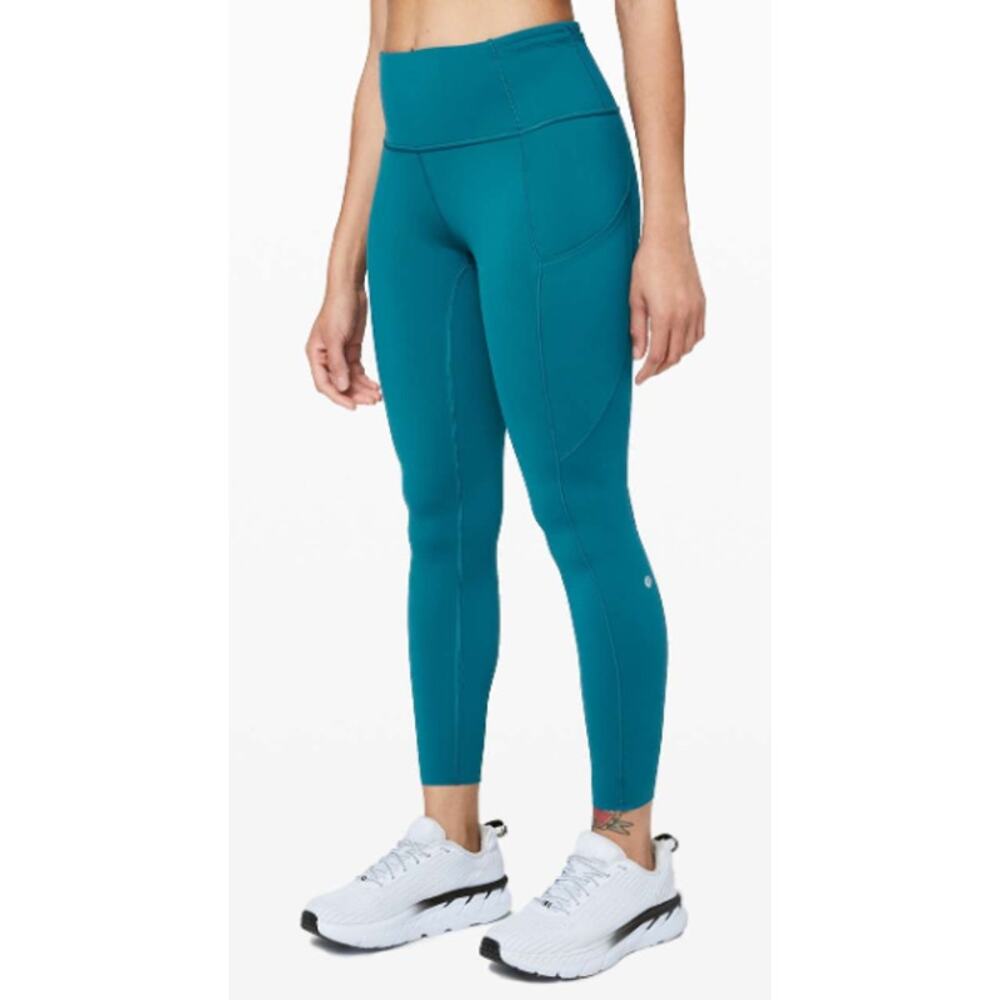 Lululemon Athletica Size 4 Lululemon Fast and Free Tight II Nulux Cyprus Teal